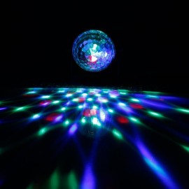 ALIGHT 3W RGB LED Remote Control / Sound Control / Auto Mini Rotating Ball Stage Bar Party Lighting *4