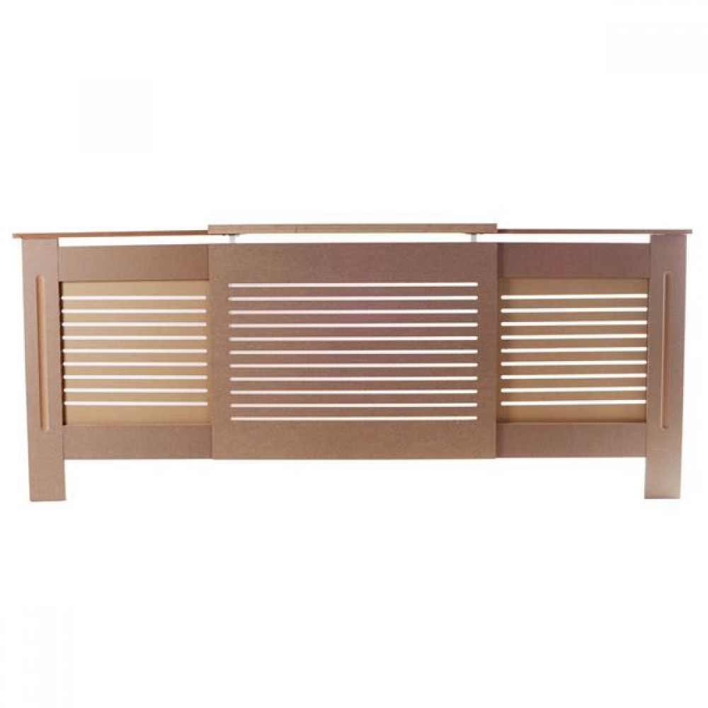 Exquisite E1 MDF Board Home Adjustable Radiator Cover Wood Color